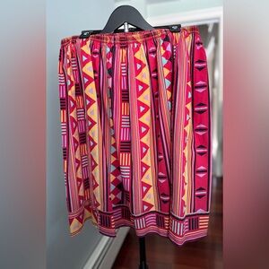 LIberty of London Cotton Skirt Women’s Size 14/16  L/XL elastic waist